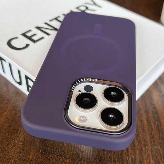 New Liquid Silicone Magnetic Phone Case for iPhone