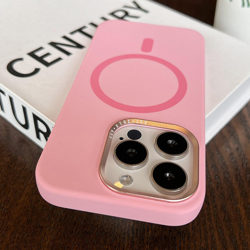 New Liquid Silicone Magnetic Phone Case for iPhone