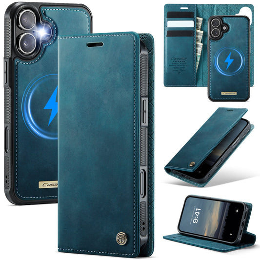 New 2-in-1 Detachable RFID Blocking Card Holder Leather Phone Case for iPhone 17